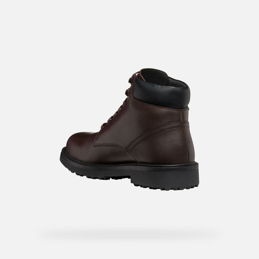 Geox® LAGORAI + GRIP ABX MAN: Coffee Waterproof Boots | Geox