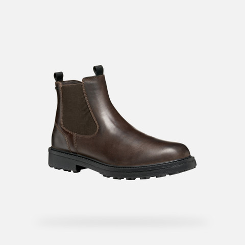 Waterproof ankle boots LAGORAI + GRIP ABX MAN Dark Brown - image number 2 | GEOX