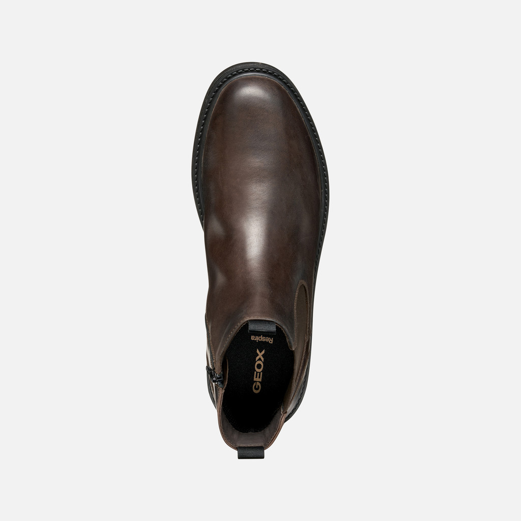 Waterproof ankle boots LAGORAI + GRIP ABX MAN Dark Brown - image number 5 | GEOX
