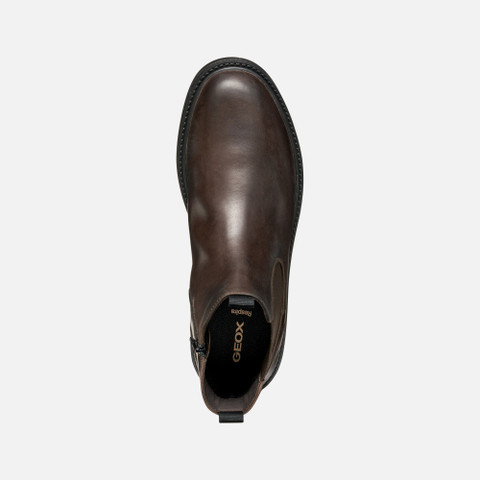 Waterproof ankle boots LAGORAI + GRIP ABX MAN Dark Brown - image number 5 | GEOX