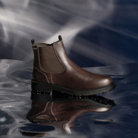 Waterproof ankle boots LAGORAI + GRIP ABX MAN Dark Brown - image number 7 | GEOX