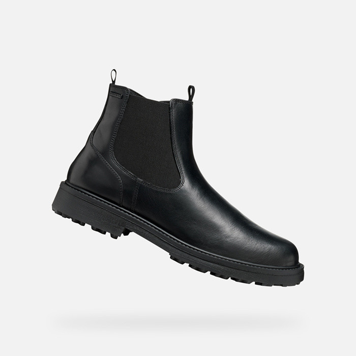 Bottines imperméables LAGORAI + GRIP ABX HOMME Noir | GEOX