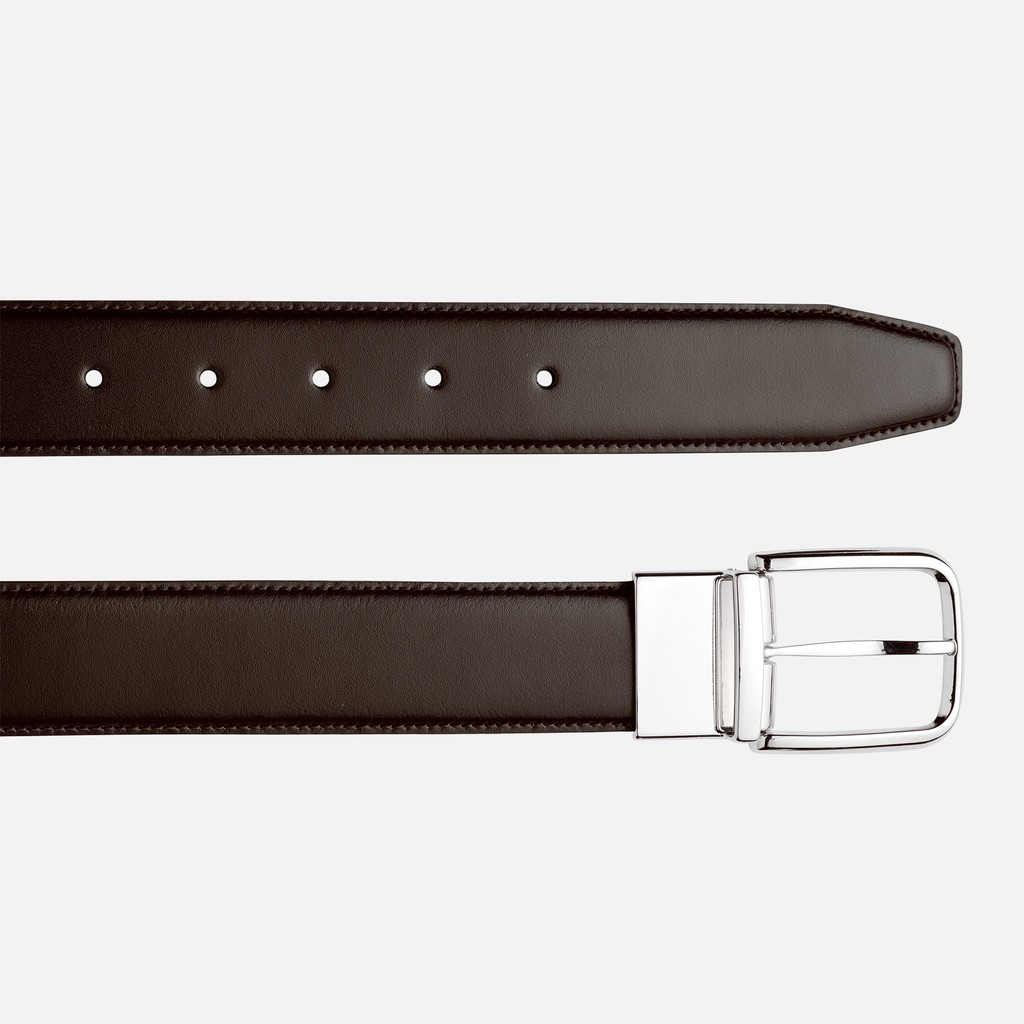 Ceinture en cuir BELT HOMME Brun fonc&eacute; - image number 1 | GEOX
