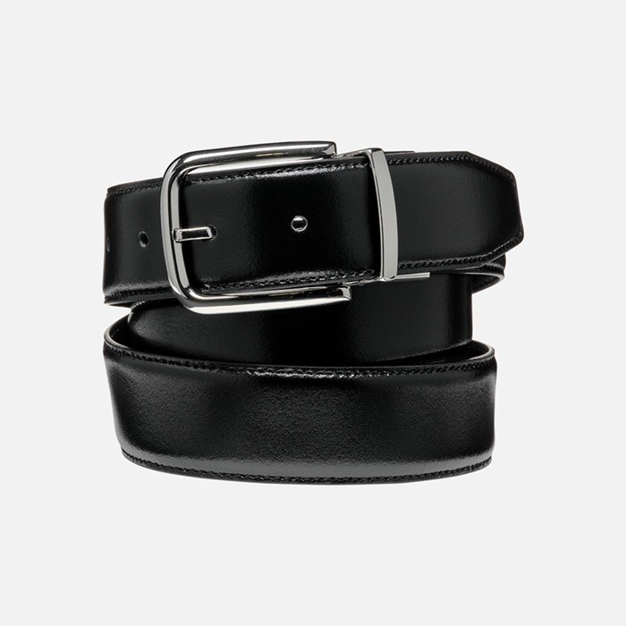 Cinto de couro BELT HOMEM Preto | GEOX