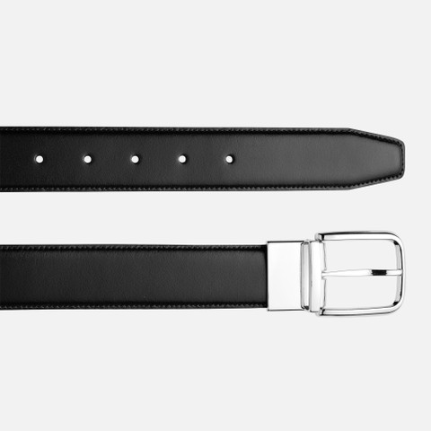 Leather belt BELT MAN Black - image number 1 | GEOX