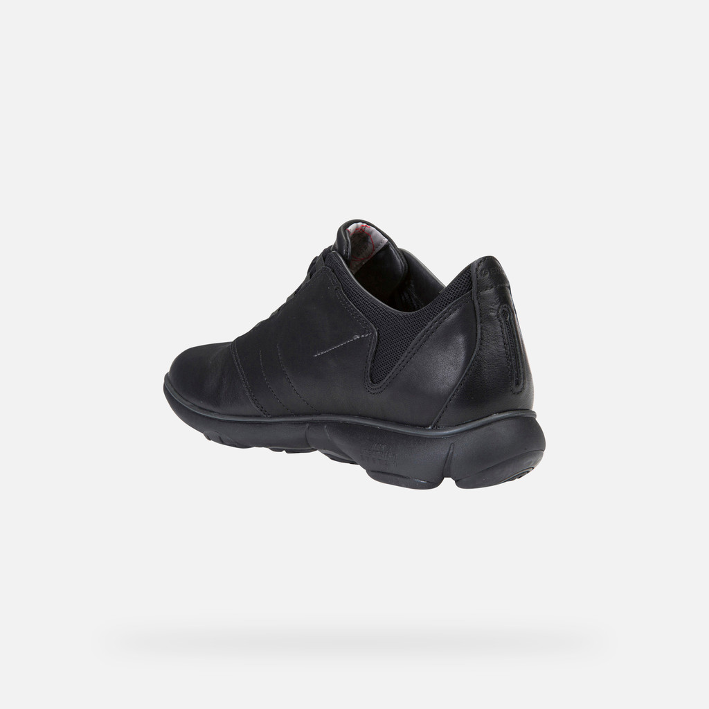 Geox® NEBULA: Men's Black Low Top Sneakers | Geox® Nebula