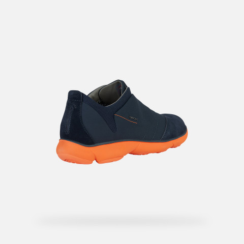 Geox® NEBULA: Men's navy Laceless Sneakers | Geox® SS