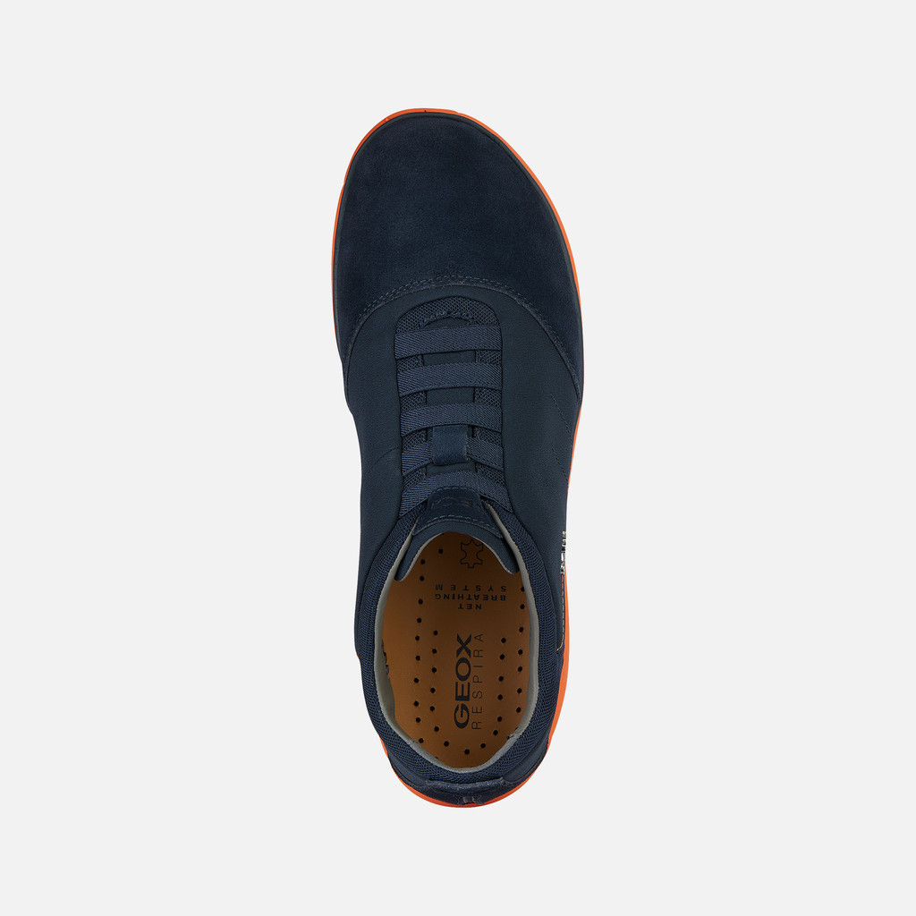 Geox nebula navy on sale orange