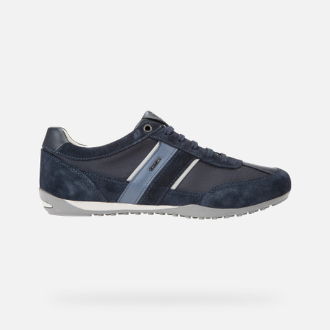 Niedrige Sneakers WELLS HERR Dunkles Marineblau - image number 1 | GEOX