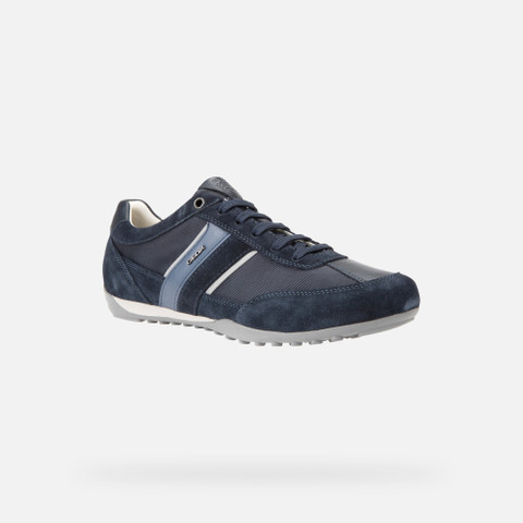 Niedrige Sneakers WELLS HERR Dunkles Marineblau - image number 2 | GEOX
