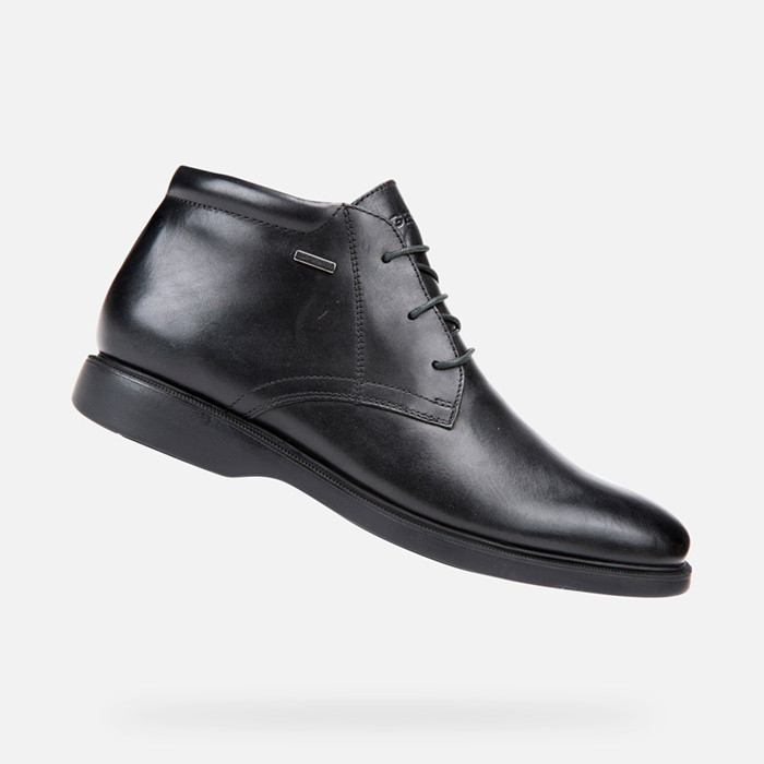 Leather shoes BRAYDEN 2FIT ABX MAN Black | GEOX