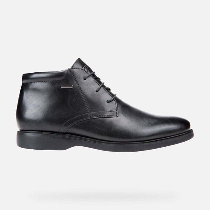 Leather shoes BRAYDEN 2FIT ABX MAN Black | GEOX