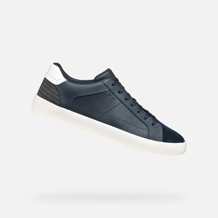 Low top sneakers AFFILE MAN Navy/Black | GEOX