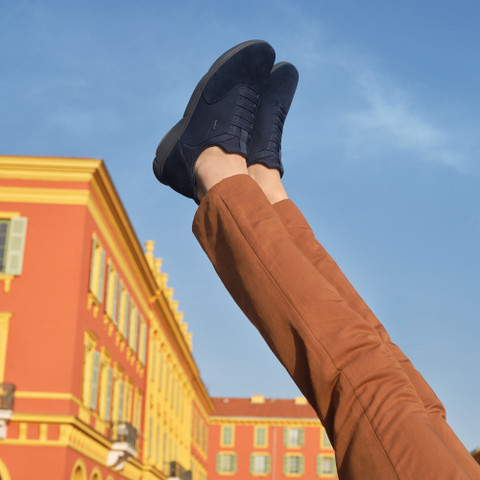 Low top sneakers NEBULA MAN Navy - image number 7 | GEOX