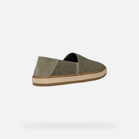 Espadrilles PANTELLERIA MAN Light Olive Green - image number 5 | GEOX