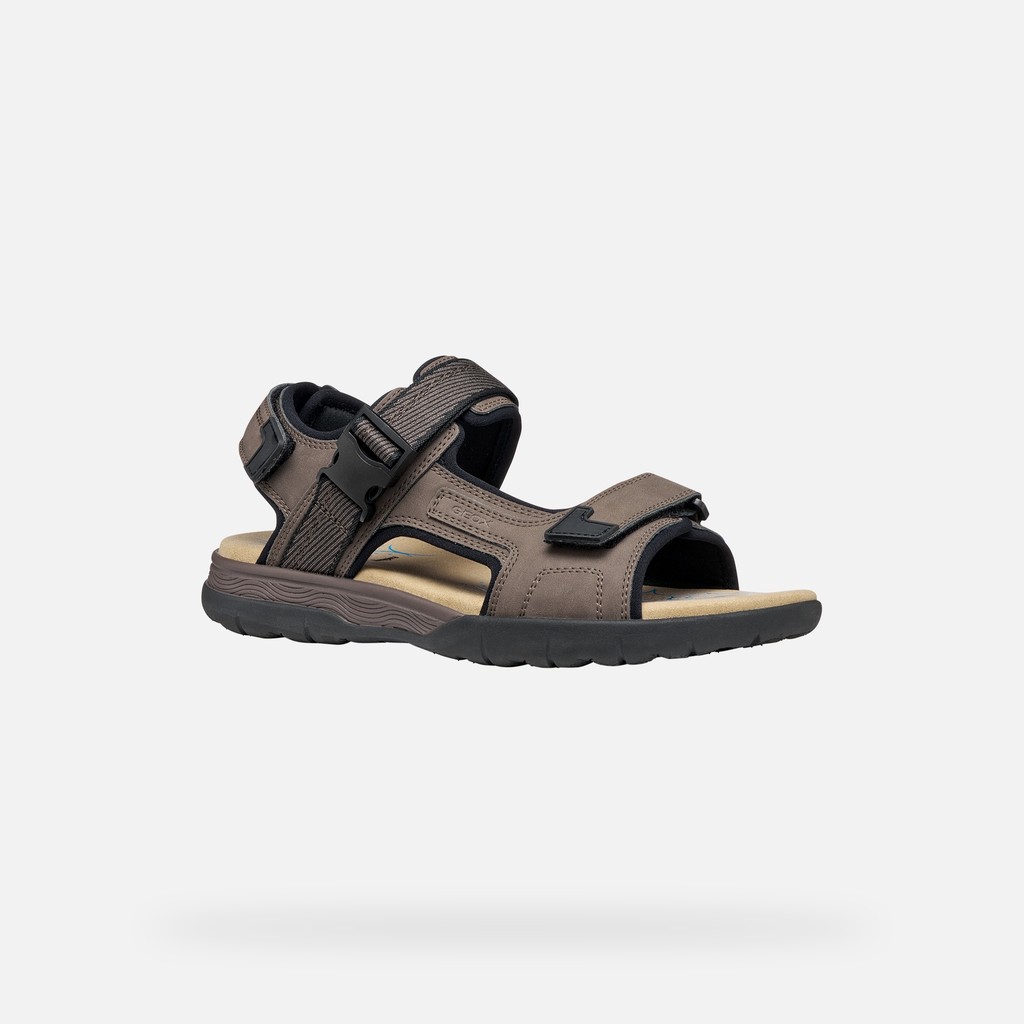 Sport sandals SPHERICA EC5 MAN Dove Grey/Black - image number 2 | GEOX