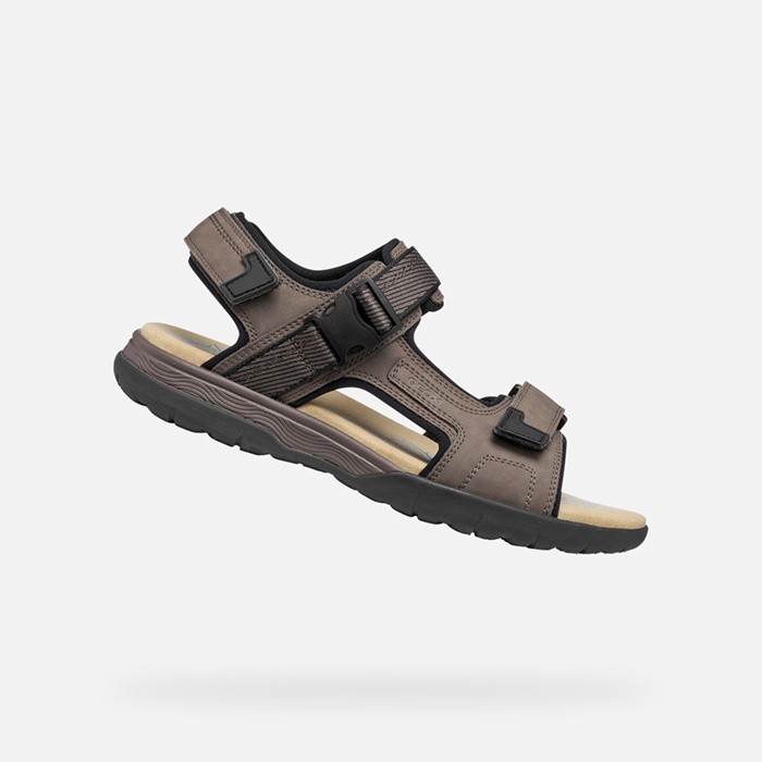 Sport sandals SPHERICA EC5 MAN Dove Grey/Black | GEOX