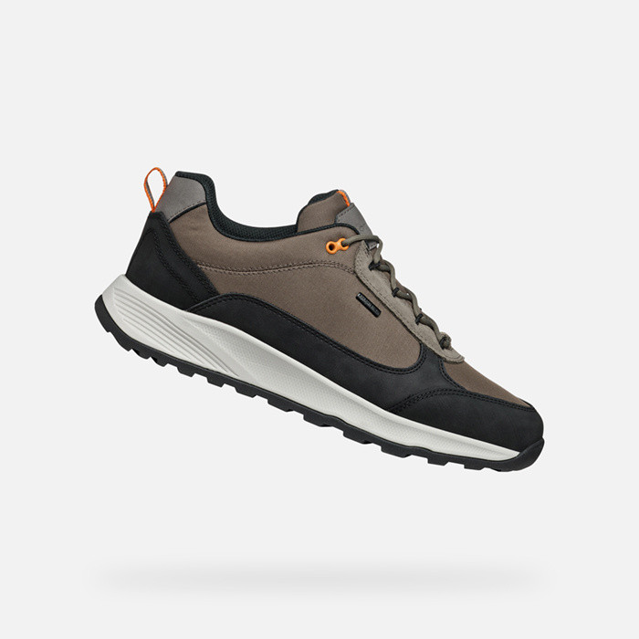 Waterproof trainers TERRESTRE ABX MAN Dove Grey/Black | GEOX