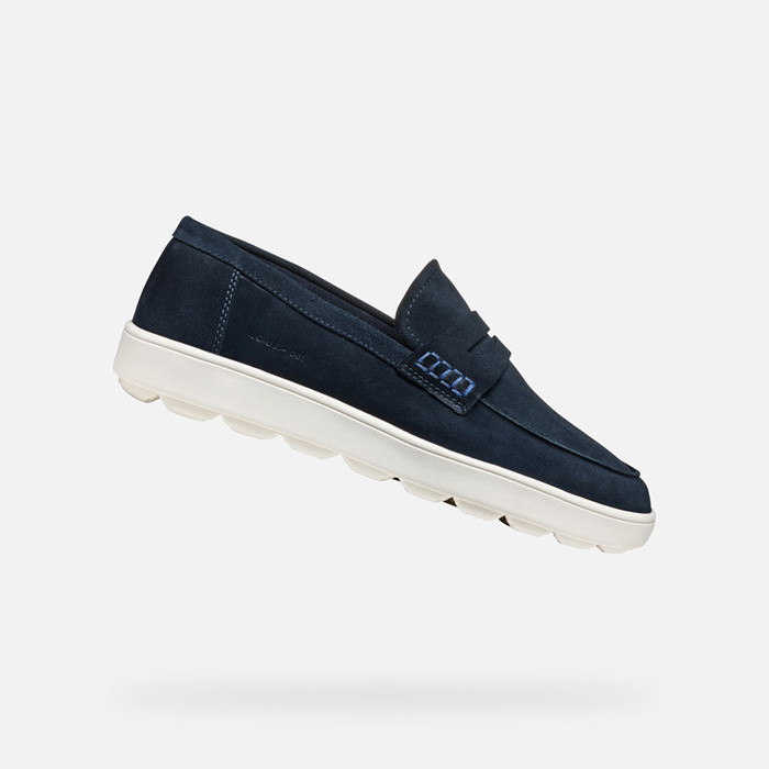 Suede loafers SPHERICA ECUB-1 MAN Navy | GEOX