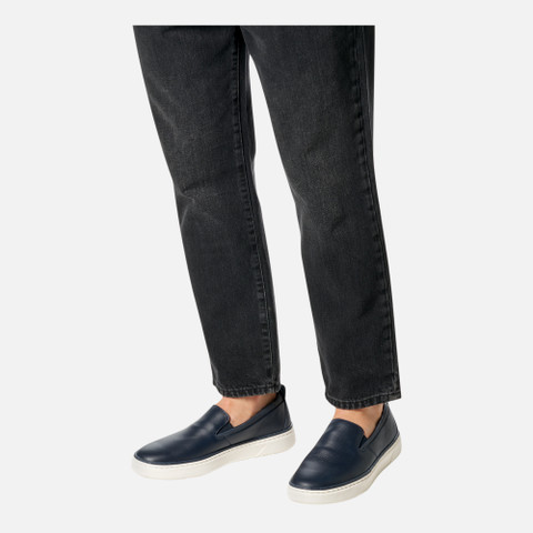 Laceless Sneakers ZACKERTY MAN Navy - image number 2 | GEOX