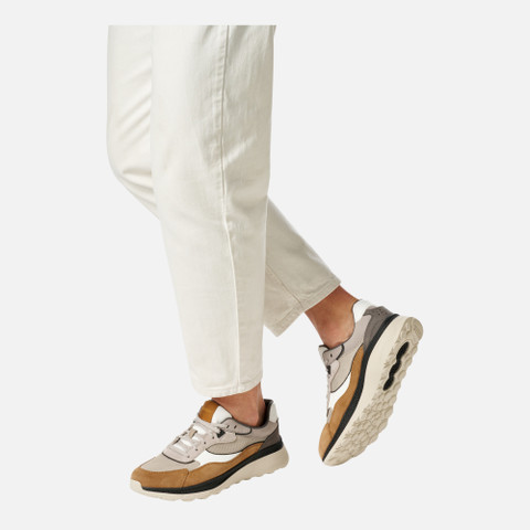Low top sneakers SPHERICA ACTIF X1 MAN Sand/Toffee - image number 2 | GEOX