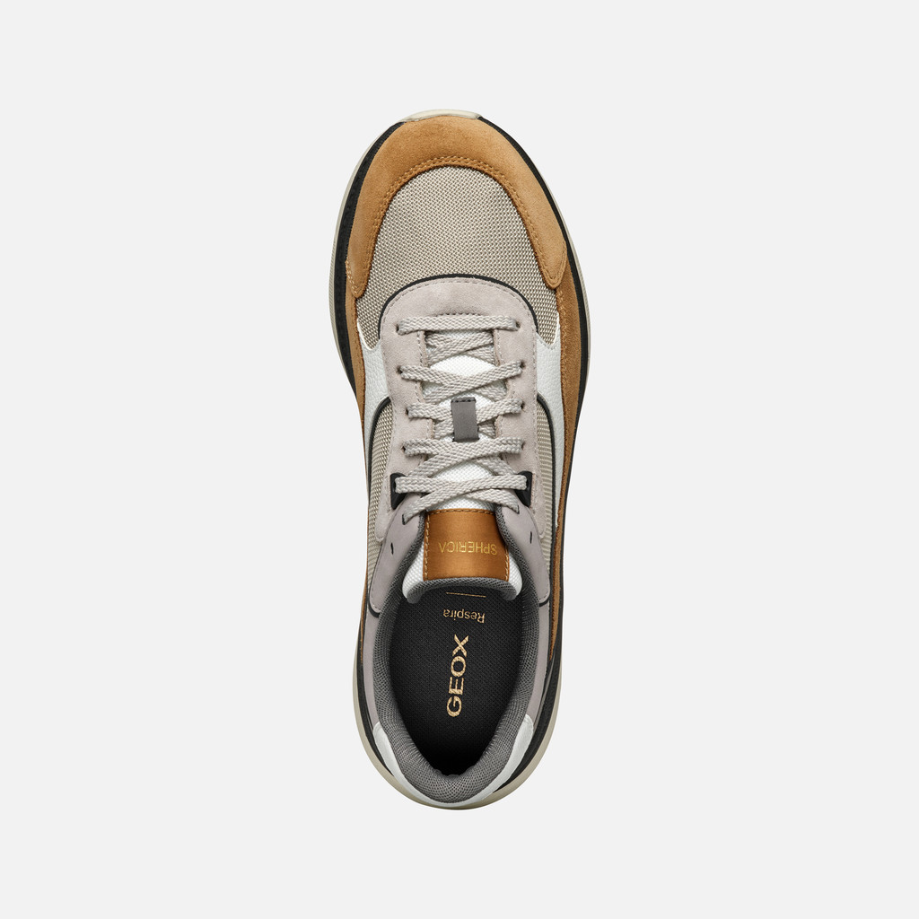 Low top sneakers SPHERICA ACTIF X1 MAN Sand/Toffee - image number 6 | GEOX