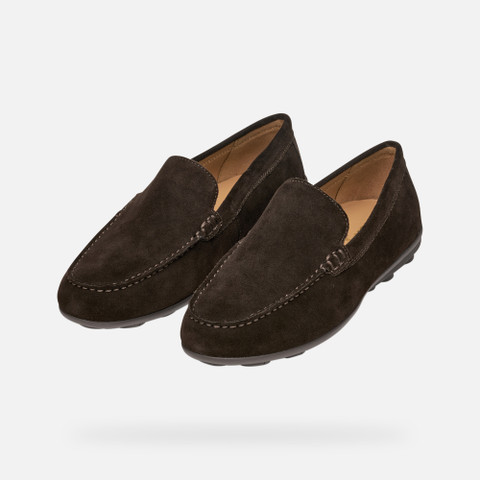 Suede loafers SPHERICA EC16 MAN Dark Brown - image number 8 | GEOX