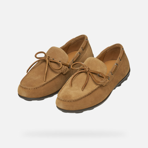 Suede loafers SPHERICA EC16 MAN Toffee - image number 9 | GEOX