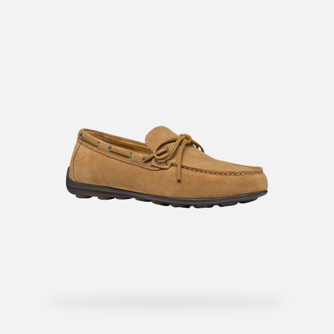Suede loafers SPHERICA EC16 MAN Toffee - image number 2 | GEOX