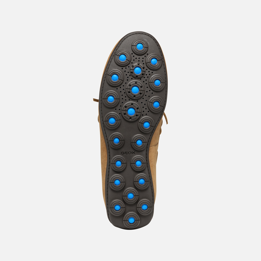Suede loafers SPHERICA EC16 MAN Toffee - image number 6 | GEOX