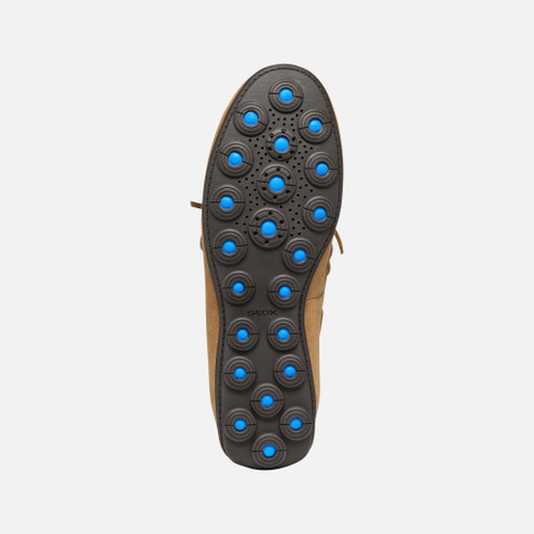 Suede loafers SPHERICA EC16 MAN Toffee - image number 6 | GEOX