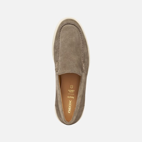 Suede loafers SPHERICA EC17 MAN Dove grey - image number 5 | GEOX