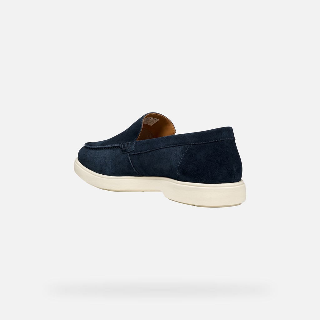 Suede loafers SPHERICA EC17 MAN Navy - image number 3 | GEOX