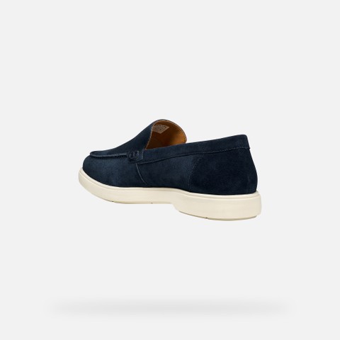 Suede loafers SPHERICA EC17 MAN Navy - image number 3 | GEOX
