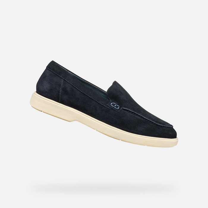 Suede loafers SPHERICA EC17 MAN Dark Navy | GEOX