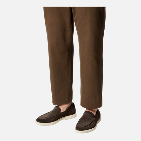Suede loafers SPHERICA EC17 MAN Dark Brown - image number 2 | GEOX