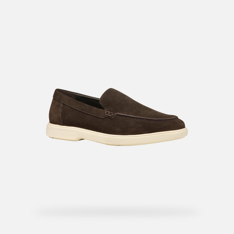 Suede loafers SPHERICA EC17 MAN Dark Brown - image number 3 | GEOX