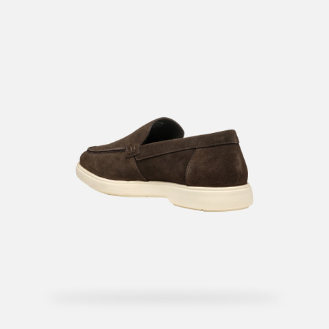 Suede loafers SPHERICA EC17 MAN Dark Brown - image number 4 | GEOX