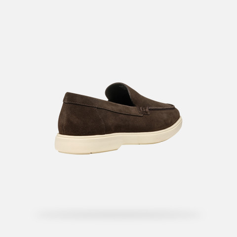 Suede loafers SPHERICA EC17 MAN Dark Brown - image number 5 | GEOX