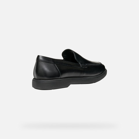 Leather loafers SPHERICA EC17 MAN Black - image number 4 | GEOX