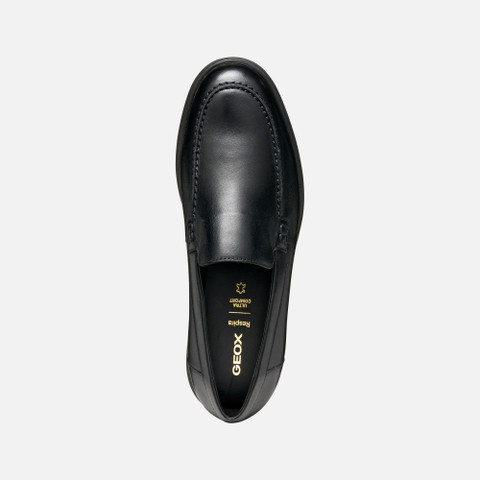 Leather loafers SPHERICA EC17 MAN Black - image number 5 | GEOX