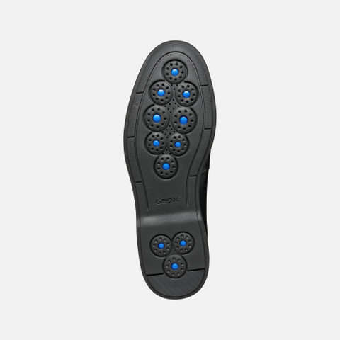 Leather loafers SPHERICA EC17 MAN Black - image number 6 | GEOX