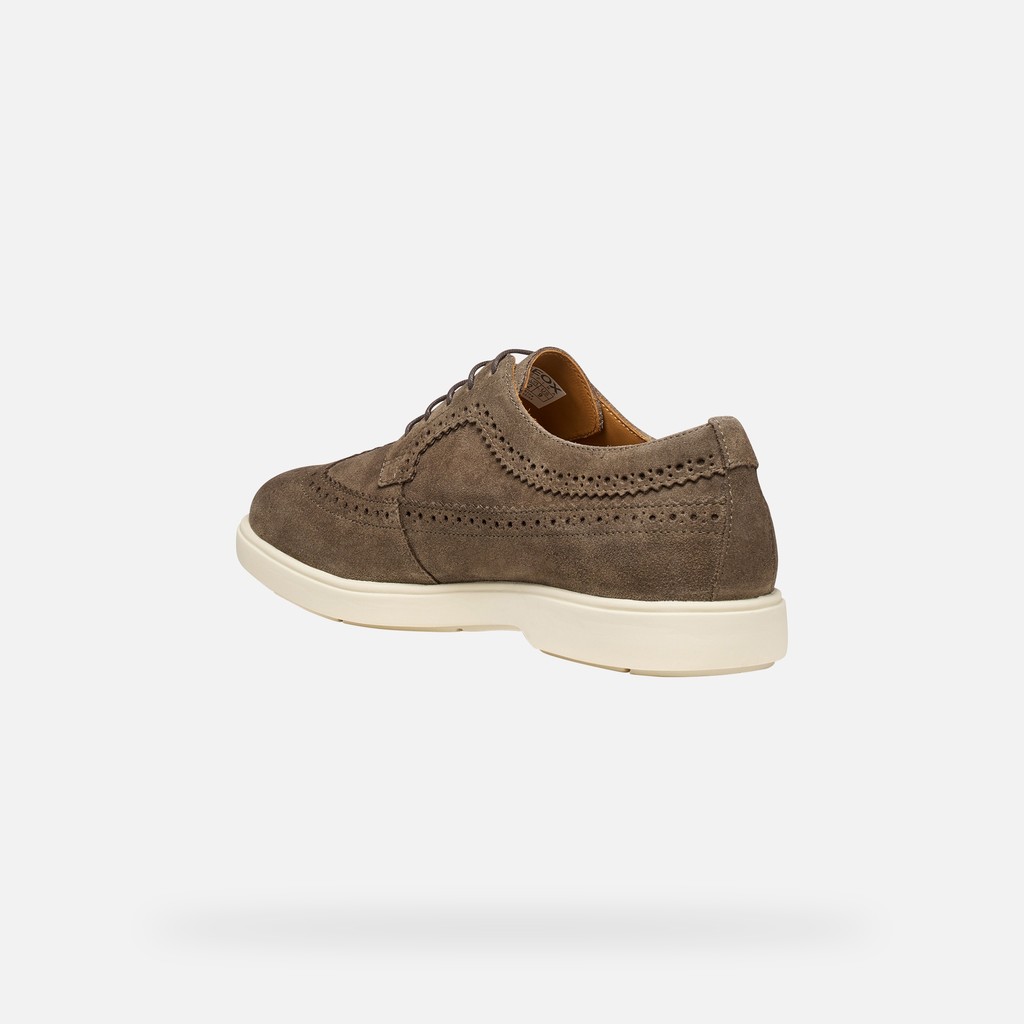 Wildlederschuhe SPHERICA EC17 HERR Taupe - image number 3 | GEOX