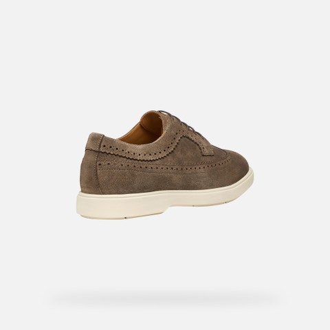 Wildlederschuhe SPHERICA EC17 HERR Taupe - image number 4 | GEOX