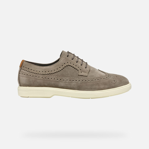 Suede shoes SPHERICA EC17 MAN Dove grey - image number 1 | GEOX