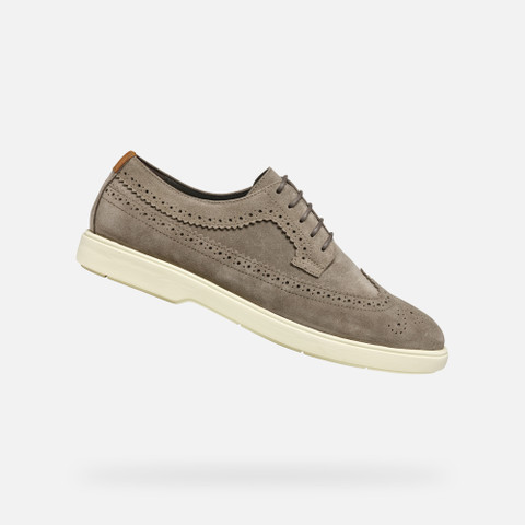 Suede shoes SPHERICA EC17 MAN Dove grey - image number 0 | GEOX