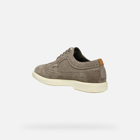 Suede shoes SPHERICA EC17 MAN Dove grey - image number 4 | GEOX