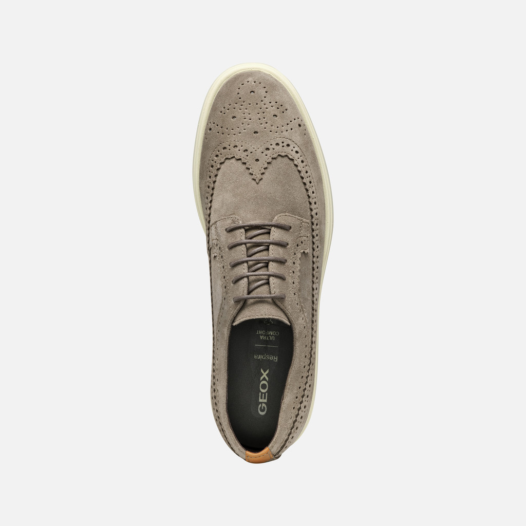Suede shoes SPHERICA EC17 MAN Dove grey - image number 6 | GEOX