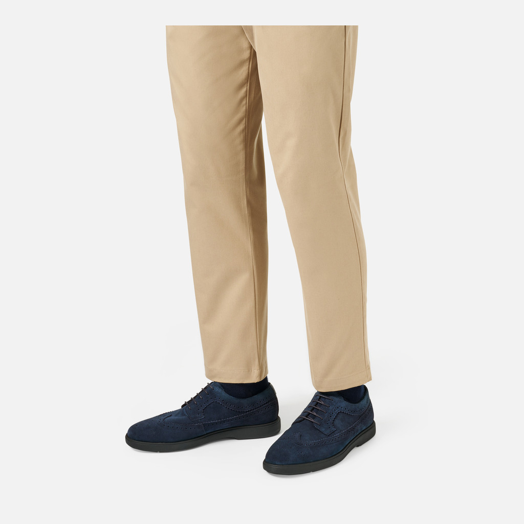 Suede shoes SPHERICA EC17 MAN Navy - image number 2 | GEOX