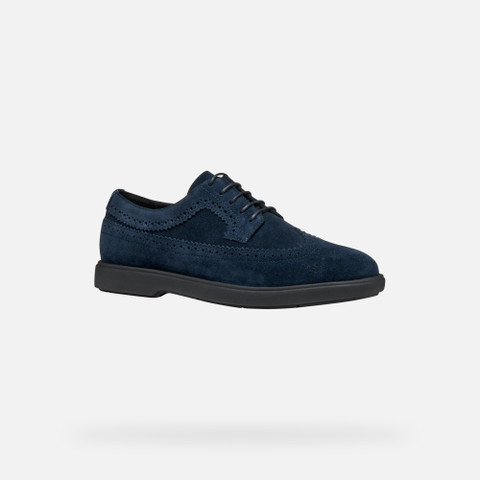 Suede shoes SPHERICA EC17 MAN Navy - image number 2 | GEOX
